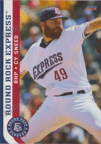 2019 Round Rock Express Cy Sneed