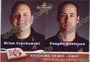 2009 MidWest League All Star Brian Czachowski Vaughn Robinson