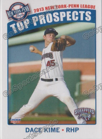 2013 New York Penn League Top Prospect NYPL Dace Kime