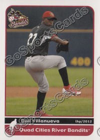 2012 Quad Cities River Bandits Dail Villanueva