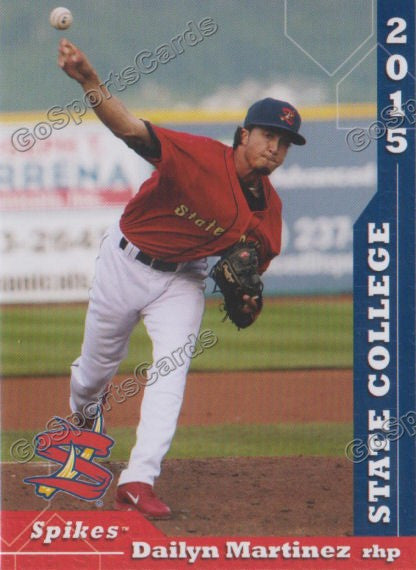2015 State College Spikes Dailyn Martinez