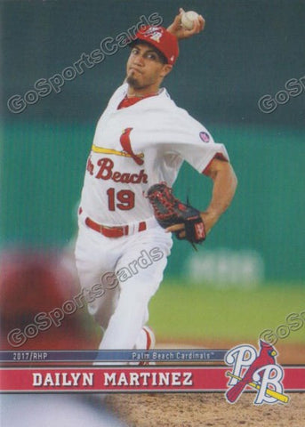 2017 Palm Beach Cardinals Dailyn Martinez