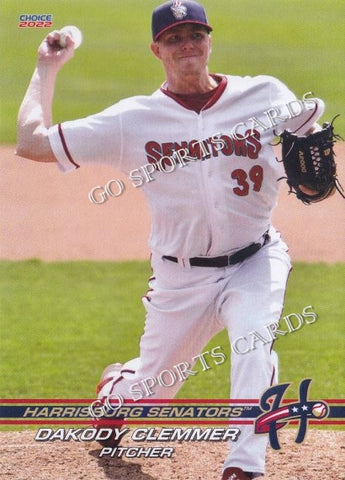 2022 Harrisburg Senators Dakody Clemmer