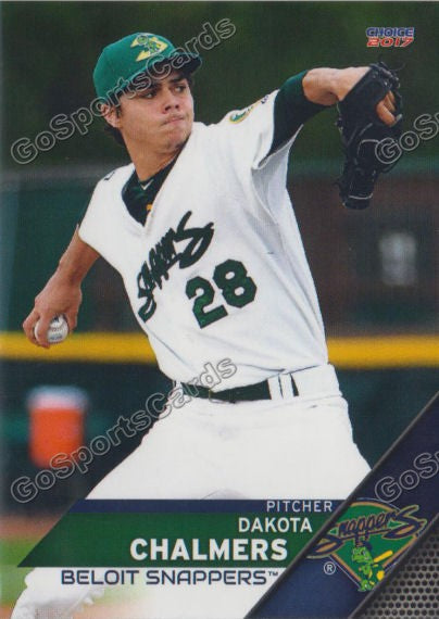 2017 Beloit Snappers Dakota Chalmers