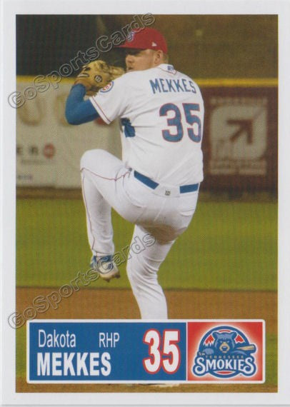 2018 Tennessee Smokies Dakota Mekkes