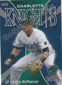 2012 Charlotte Knights Dallas McPherson
