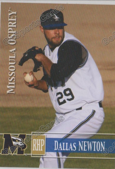2014 Missoula Osprey Dallas Newton
