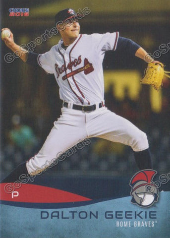 2016 Rome Braves Dalton Geekie