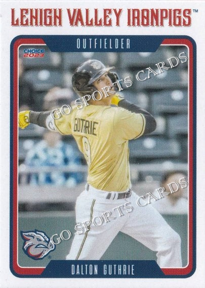 2023 Lehigh Valley IronPigs Dalton Guthrie