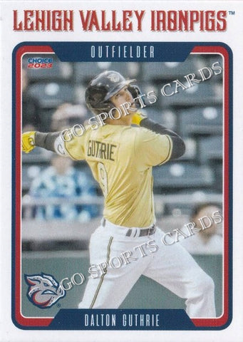 2023 Lehigh Valley IronPigs Dalton Guthrie