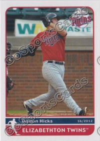 2012 Elizabethton Twins Dalton DJ Hicks