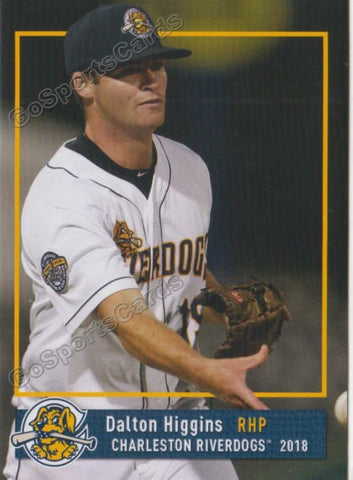 2018 Charleston RiverDogs Dalton Higgins