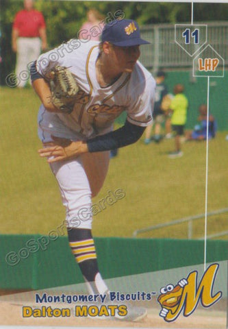 2019 Montgomery Biscuits Dalton Moats