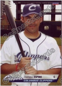 2010 Columbus Clippers Damaso Espino