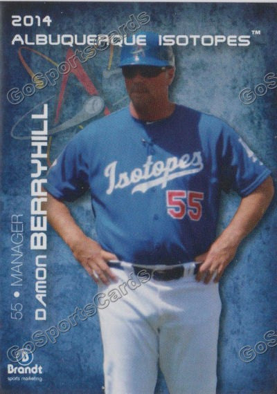 2014 Albuquerque Isotopes Damon Berryhill