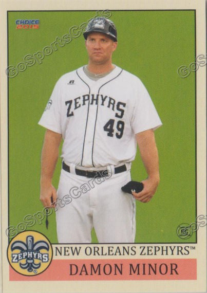 2015 New Orleans Zephyrs Damon Minor