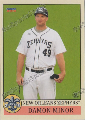 2015 New Orleans Zephyrs Damon Minor