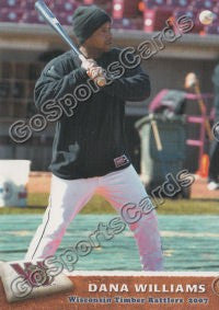 2007 Wisconsin Timber Rattlers Dana Williams