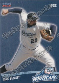 2012 West Michigan Whitecaps Daniel Dan Bennett