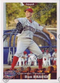 2008 Clearwater Threshers Dan Brauer