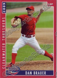 2009 Clearwater Threshers Dan Brauer