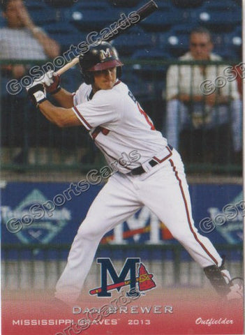 2013 Mississippi Braves Dan Brewer