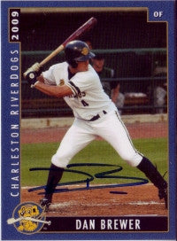Dan Brewer 2009 Charleston RiverDogs (Autograph)