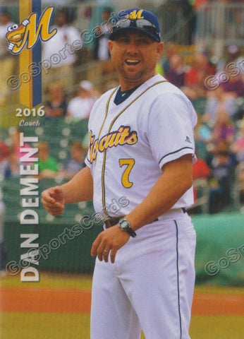 2016 Montgomery Biscuits Dan Dement