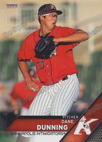 2017 Kannapolis Intimidators Dane Dunning