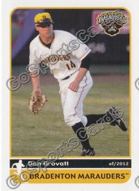 2012 Bradenton Marauders Dan Grovatt