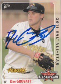 Dan Grovatt 2011 South Atlantic League All Star (Autograph)
