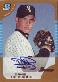 Daniel (Dan) Haigwood 2005 Bowman Gold #258 (Autograph)