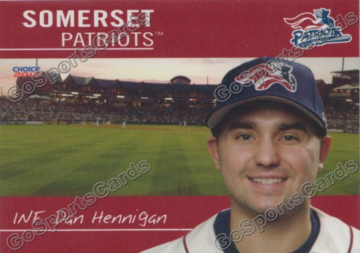 2013 Somerset Patriots Dan Hennigan