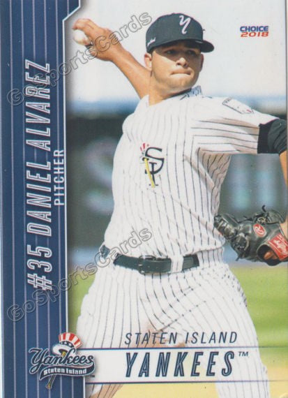 2018 Staten Island Yankees Daniel Alvarez
