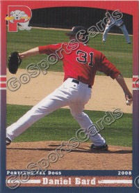 2008 Portland Seadogs Daniel Bard