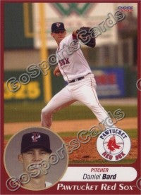 2009 Pawtucket Red Sox Daniel Bard