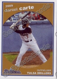 2009 Tulsa Drillers Daniel Carte