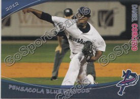 2012 Pensacola Blue Wahoos Daniel Corcino