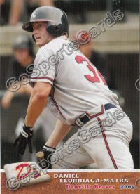 2009 Danville Braves Daniel Elorriaga Matra