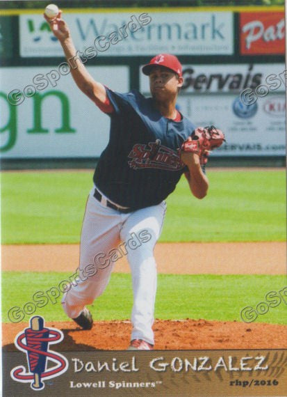 2016 Lowell Spinners Daniel Gonzalez