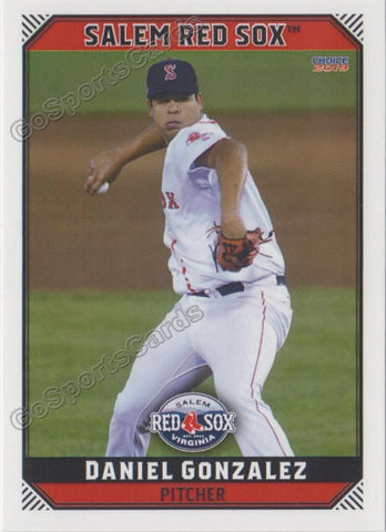 2019 Salem Red Sox Daniel Gonzalez