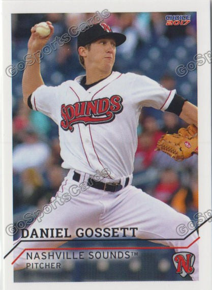 2017 Nashville Sounds Daniel Gossett