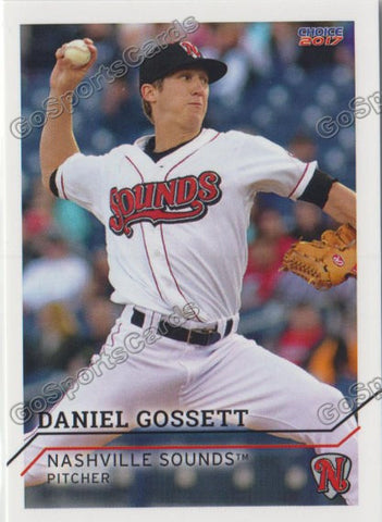 2017 Nashville Sounds Daniel Gossett