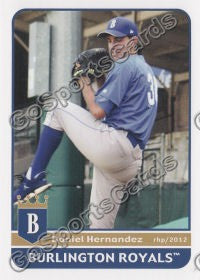 2012 Burlington Royals Daniel Hernandez