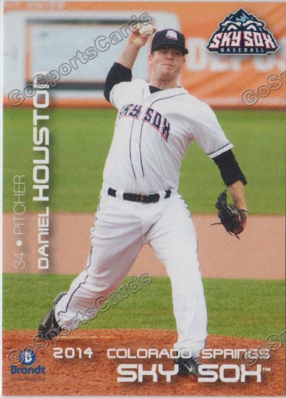 2014 Colorado Springs Sky Sox Daniel Houston