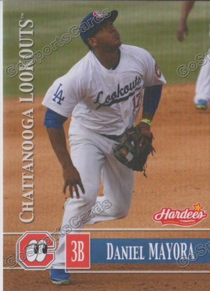 2014 Chattanooga Lookouts Daniel Mayora