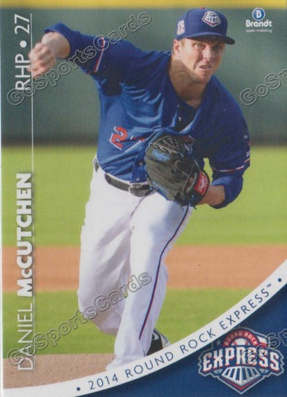 2014 Round Rock Express Daniel McCutchen