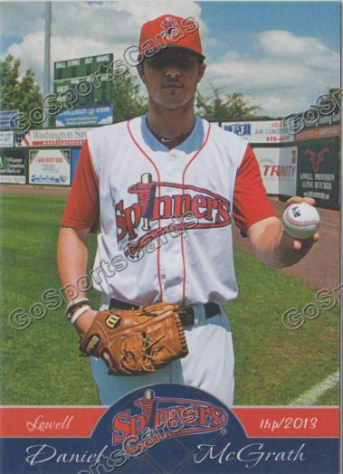 2013 Lowell Spinners Daniel McGrath