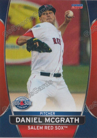2016 Salem Red Sox Daniel McGrath