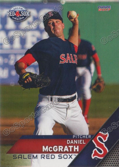 2017 Salem Red Sox Daniel McGrath